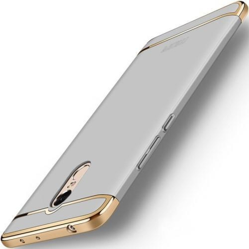 Elegáns műanyag tok a Xiaomi Redmi 5 készülékhez - ezüst színű