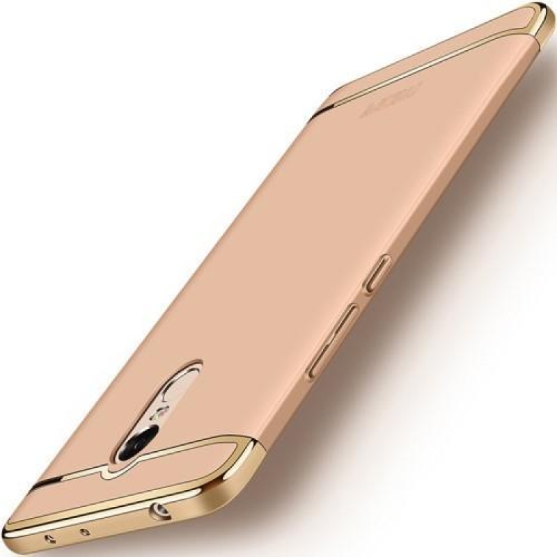 Elegáns műanyag tok a Xiaomi Redmi 5 készülékhez - arany színben