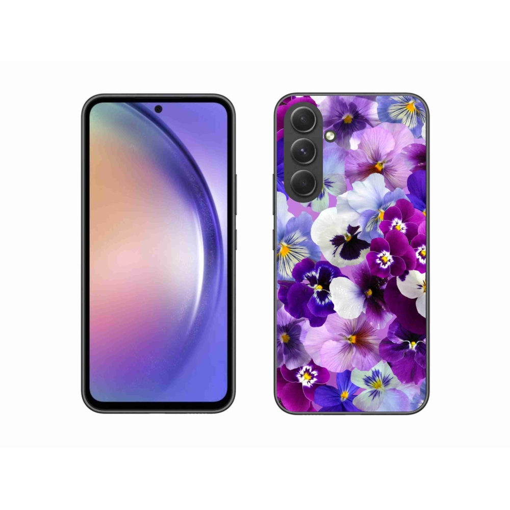 Gél borító mmCase Samsung Galaxy A54 5G - virágok 9