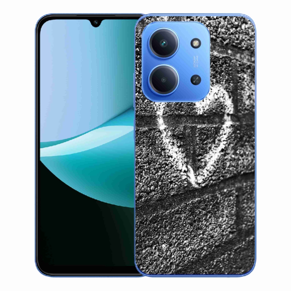 Gél borítás mmCase a Xiaomi Redmi 15C 4G/5G (173mm) - szív a falon