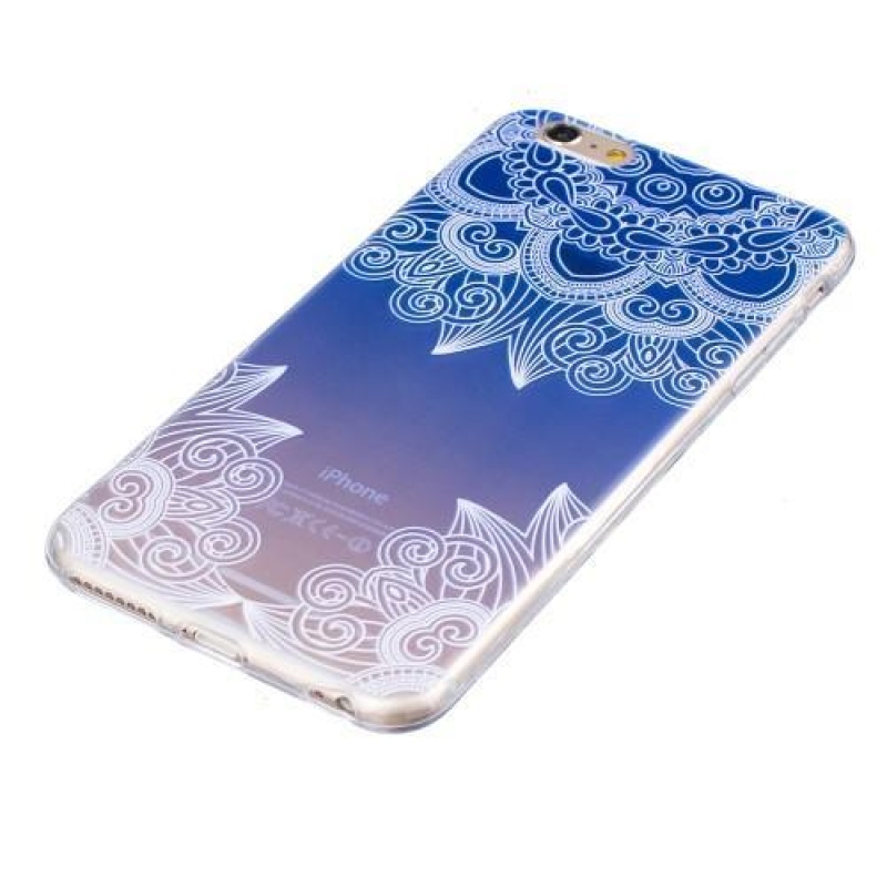 Embi zselés tok motívummal iPhone 6 Plus és 6s Plus készülékhez - mandalák