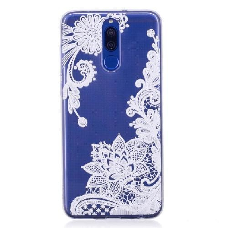 Embi átlátszó zselés tok motívummal a Huawei Mate 10 Lite készülékre - csipke