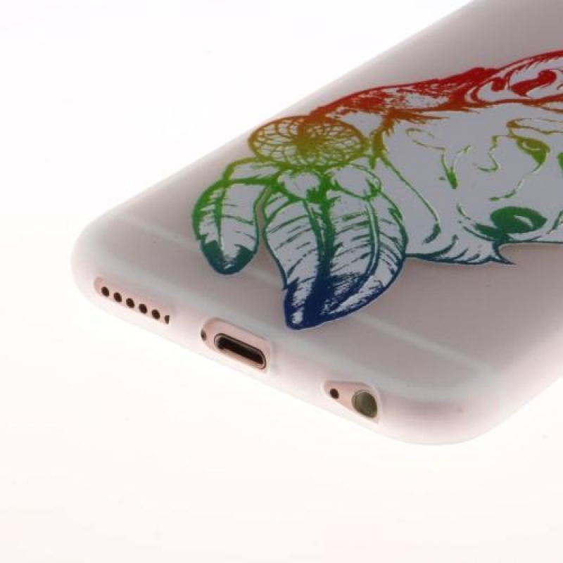 Dombornyomott zselés tok iPhone 6 Plus és 6s Plus készülékhez - róka