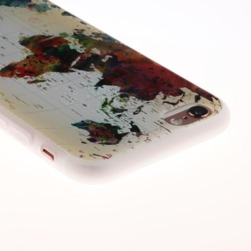 Dombornyomott zselés tok iPhone 6 Plus és 6s Plus készülékhez - térkép
