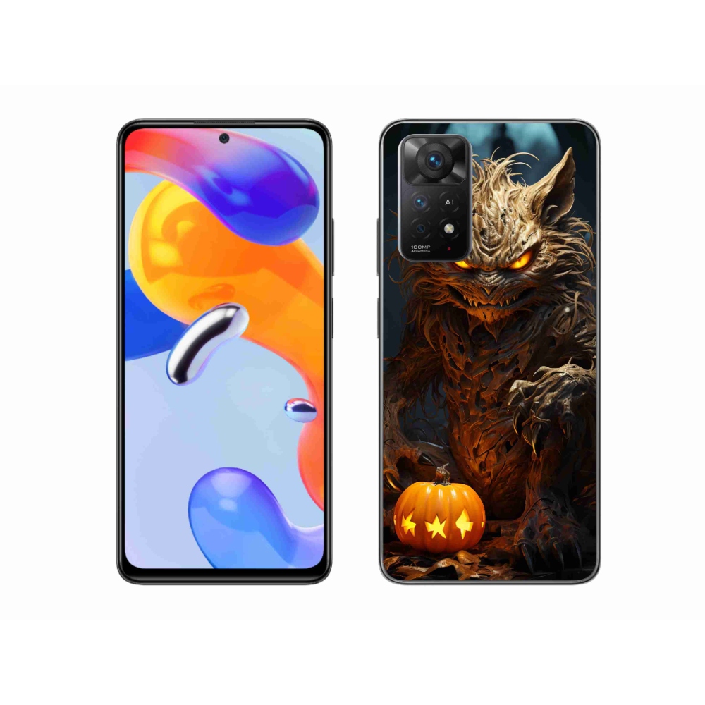 Gél borítás mmCase a Xiaomi Redmi Note 11 Pro 4G/5G számára - Halloween szörnyeteg
