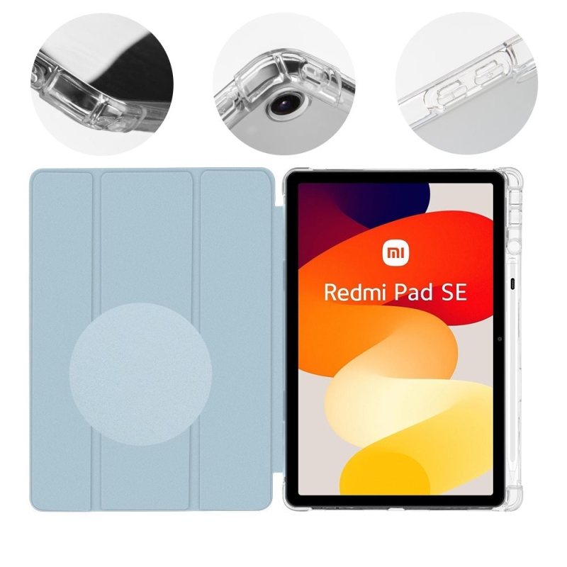 Csomag:ME MistyTab tok Xiaomi Redmi Pad SE világoskékhez