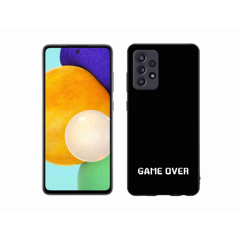 Gél borítás mmCase Samsung Galaxy A52s 5G - játék fekete háttérrel