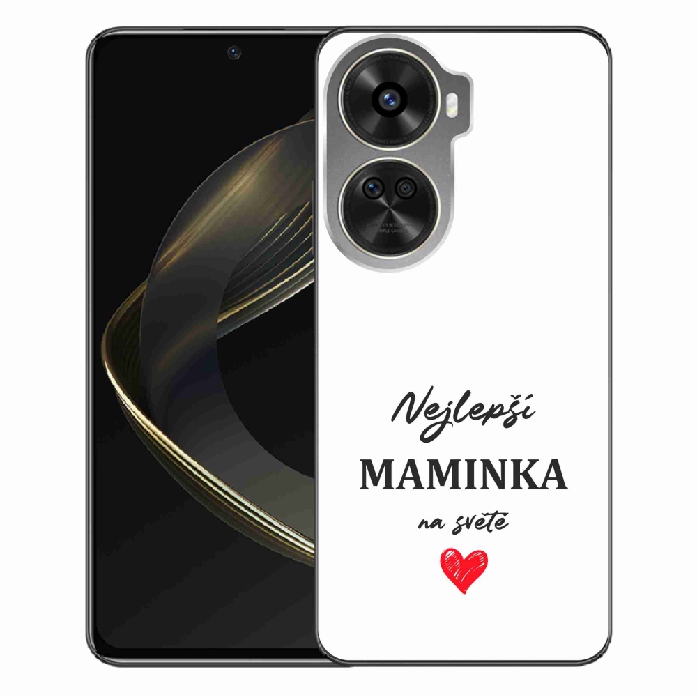 Gél borító mmCase a Huawei Nova 12 SE-n - legjobb anya 1 fehér háttér