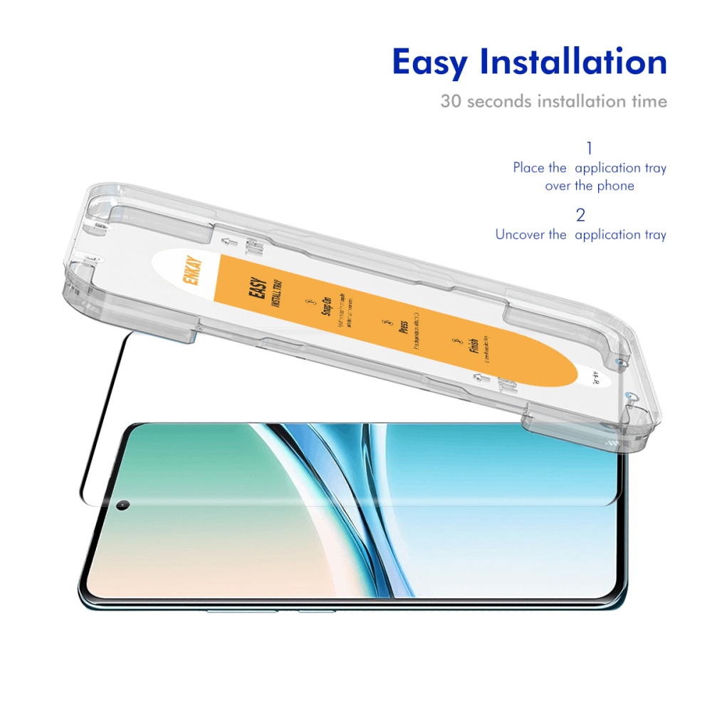 ENK teljes képernyő edzett üveg Xiaomi Redmi Note 15 Pro+ 5G alkalmazáskeret alkalmazással