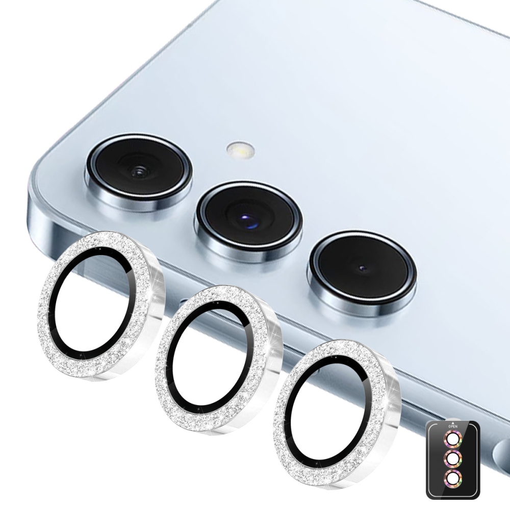 ENK Decor kamera lencse üveg Samsung Galaxy A37 5G/A57 5G (különálló üveg) - ezüst