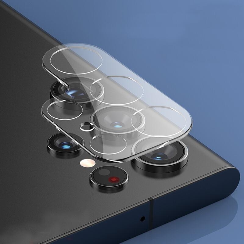 ENK edzett üvegből készült kamera lencse Samsung Galaxy S23 Ultra - átlátszó