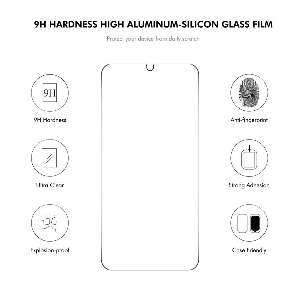 ENKAY matt zselés tok MagSafe + 9H védőüveg Samsung Galaxy A16 4G/5G készülékhez - fekete