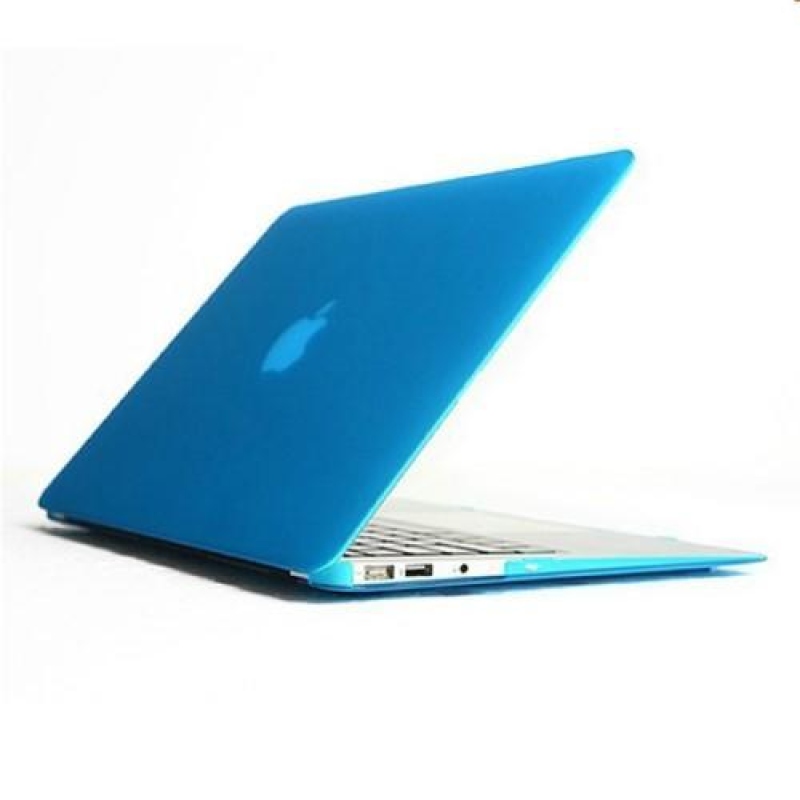 Enky készlet matt műanyag tok, billentyűzetvédő és karcolásmentes dugó MacBook Air 13.3 - világoskékhez