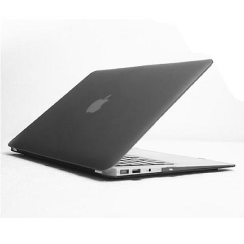 Enky szett matt műanyag tok, billentyűzetvédő és porvédő dugó MacBook Air 13.3 - szürke