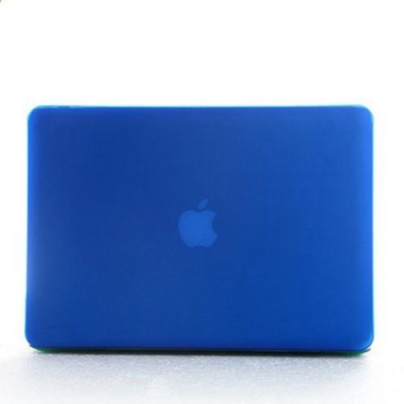 Enky készlet matt műanyag tok, billentyűzetvédő és porvédő dugó MacBook Air 13.3 - sötétkékhez