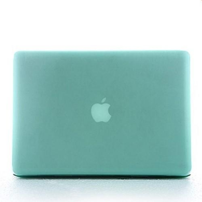 Enky szett matt műanyag tok, billentyűzetvédő és porvédő dugó MacBook Air 13.3 - zöld