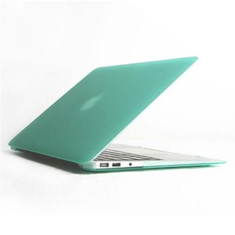 Enky szett matt műanyag tok, billentyűzetvédő és porvédő dugó MacBook Air 13.3 - zöld