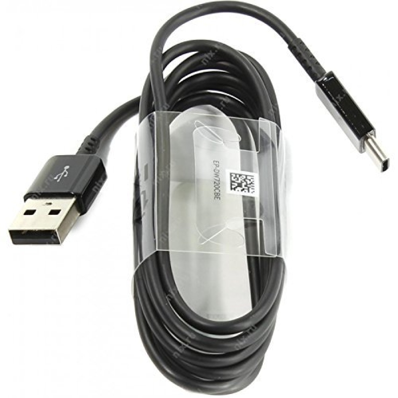 EP-DW720CBE Samsung USB-C adatkábel 1,5m fekete (ömlesztett)