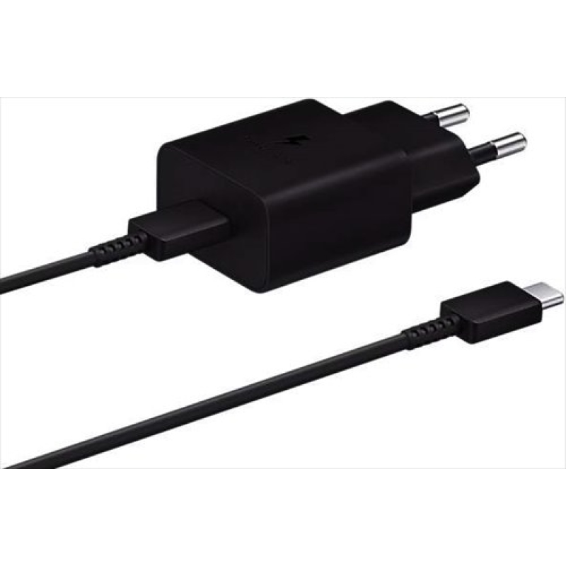 EP-T2510XBE Samsung USB-C 25W-os utazási töltő fekete színben