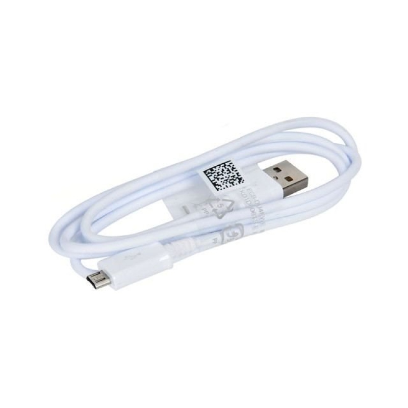 EP-TA200EWE + ECB-DU4EWE Samsung 15W-os utazási töltő + microUSB adatkábel Fehér (OOB Bulk)