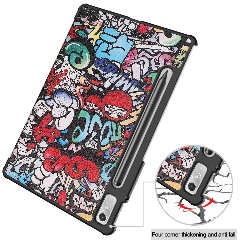 Nyomtatás intelligens záró tok Lenovo Tab P11 Pro (2.Gen) - graffiti