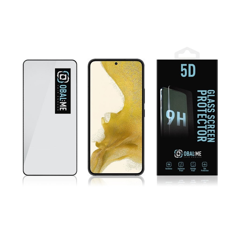 Fedél:Me 5D edzett üveg Samsung Galaxy S22 Fekete