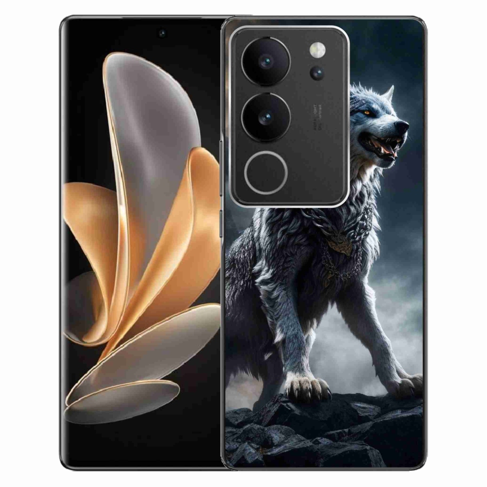 Zselés borítás mmCase a Vivo V29 5G készülékhez - farkas 1