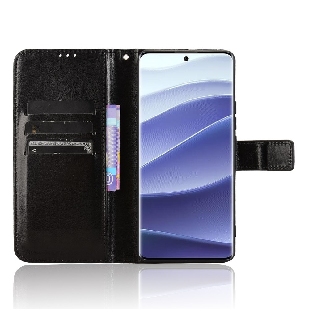 Őrült könyv tok Xiaomi Redmi Note 14 Pro 5G/Poco X7 5G/Note 14 Pro+ 5G - fekete