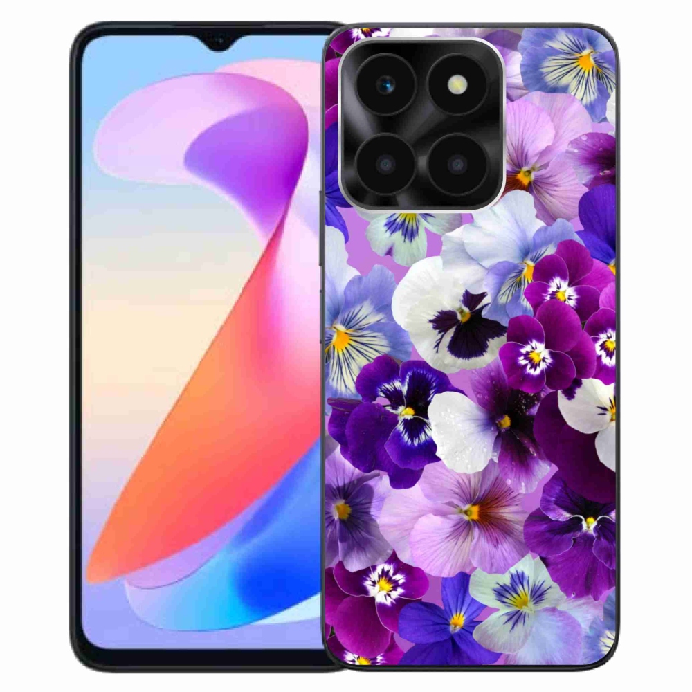 Zselés borítás mmCase a Honor X6a számára - Virágok 9