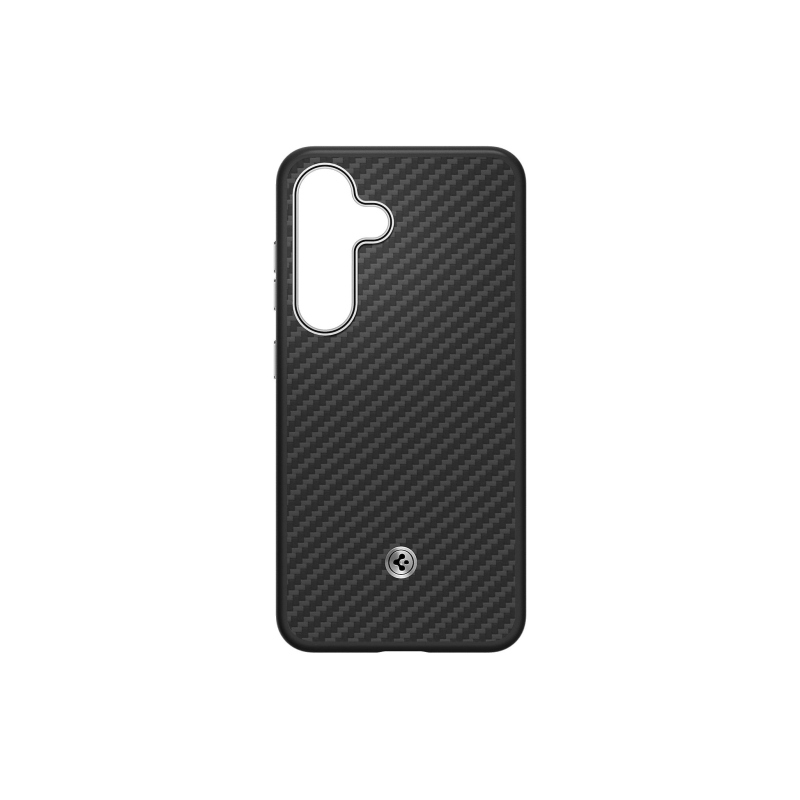 GP-FPS931PGA Samsung by Spigen Enzo Aramid mágneses borító Galaxy S25 Fekete ezüst