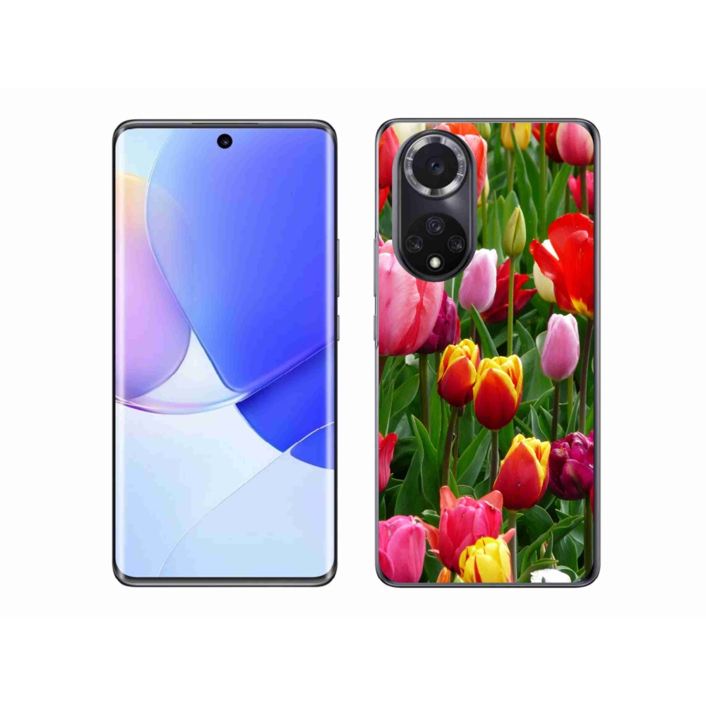 Gél borítás mmCase a Huawei Nova 9 készülékhez - tulipánok