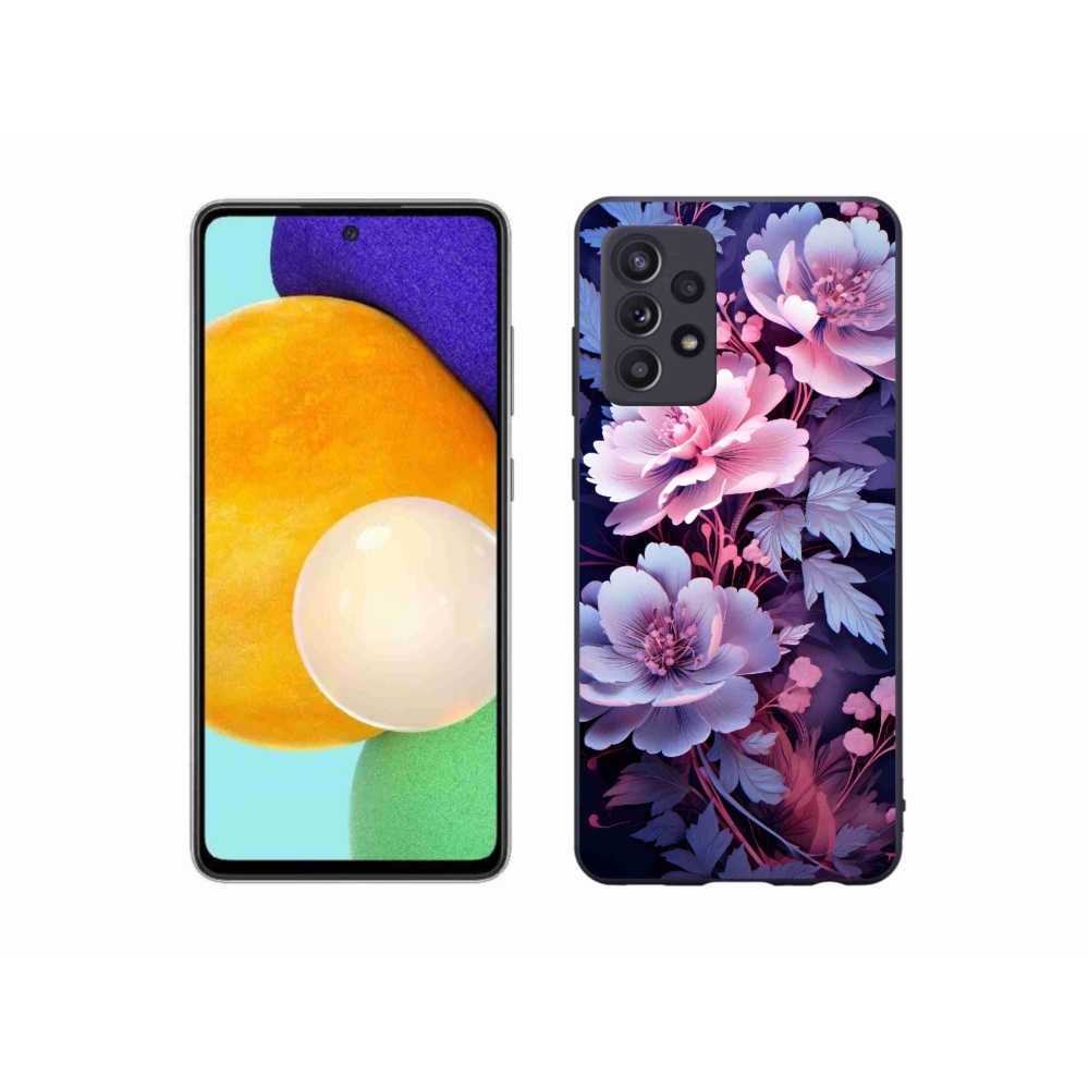 Gél borítás mmCase Samsung Galaxy A52/A52 5G - virágok 11
