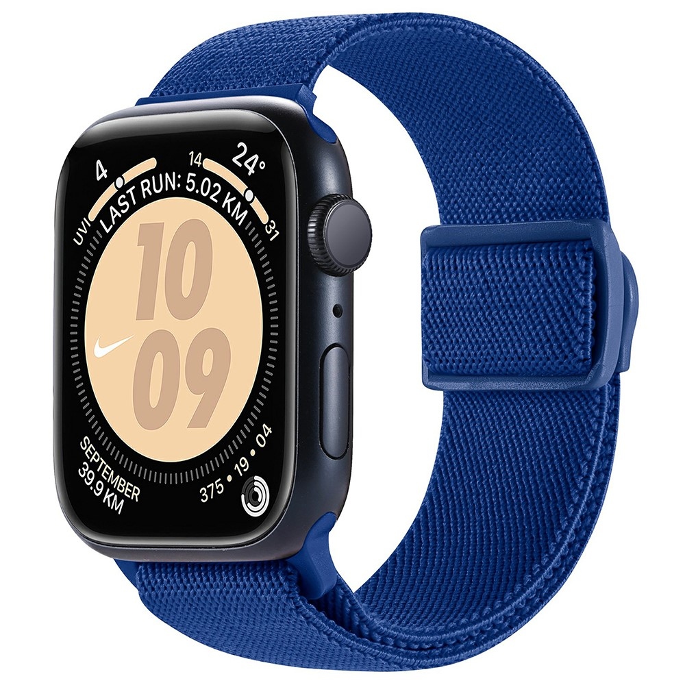 Fokozatos nejlon szíj Apple Watch Ultra/Ultra 2 49mm/SE/SE 2022/2023 44mm/9/8/7 45mm/6/5/4 44mm/3/2/1 42 mm-es Apple Watch Ultra/Ultra 2 49mm/SE/SE 2022/2023 44mm/9/8/7 45mm/6/5/4 44mm/3/2/1 42 mm - kék