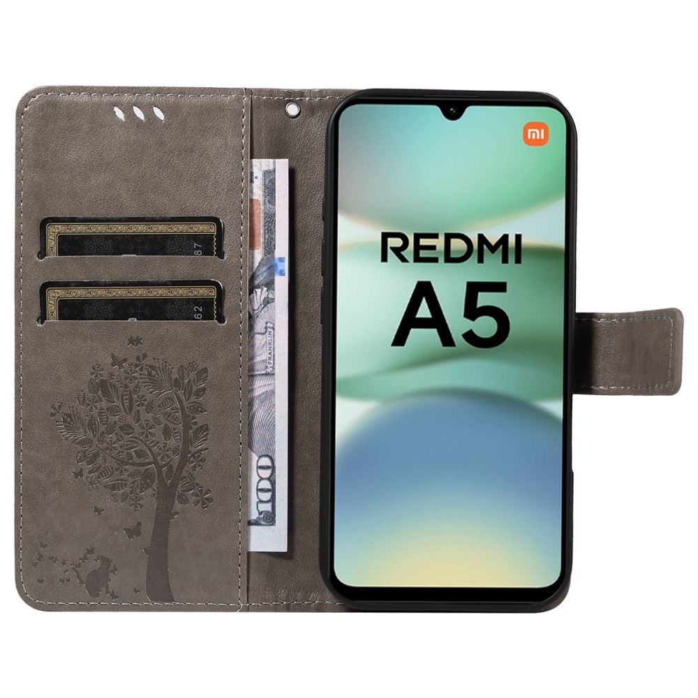 Fák könyve tok Xiaomi Redmi A5 (173.45x79.35x8.45mm) - szürke
