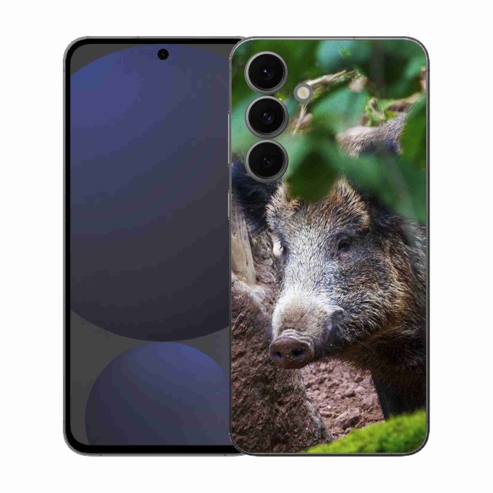 Zselés borítás mmCase Samsung Galaxy S25 FE - vaddisznó számára