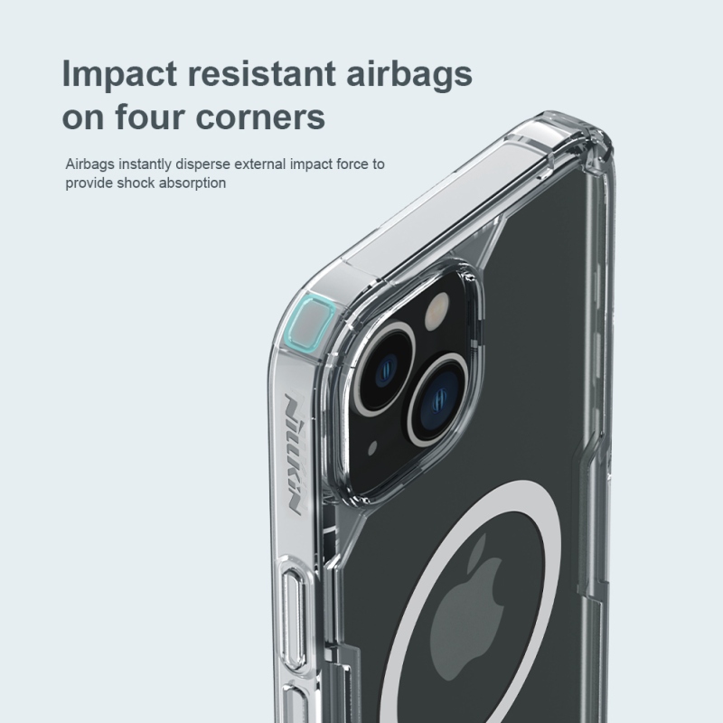 Nillkin Nature TPU PRO mágneses borítás Apple iPhone 13/14 készülékhez - átlátszó