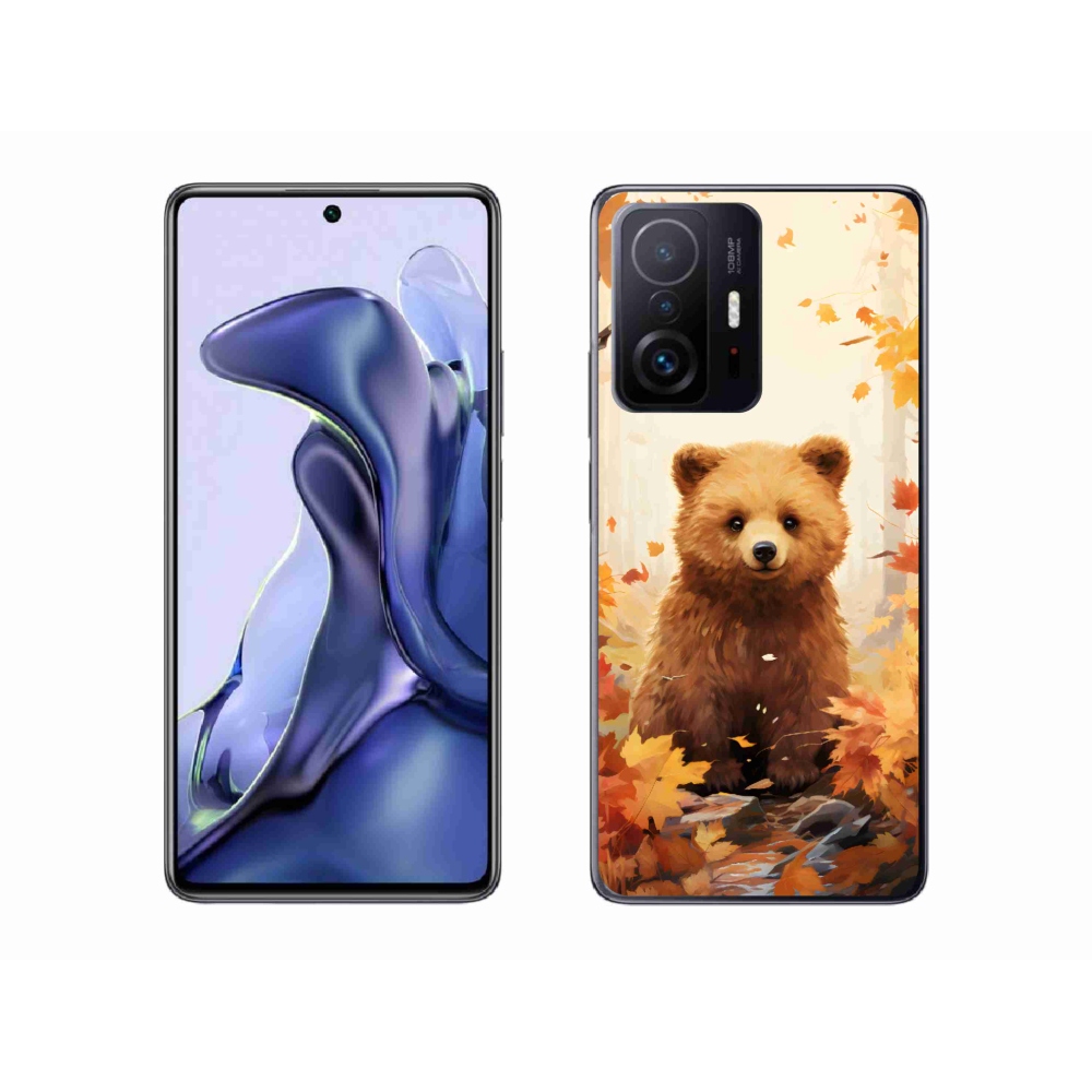 Gél borítás mmCase a Xiaomi 11T Pro számára - medve az erdőben