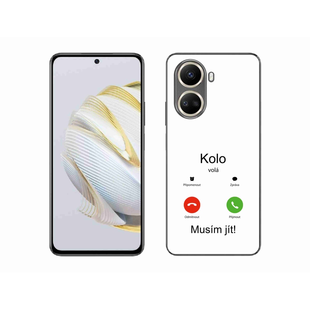 Gél borítás mmCase a Huawei Nova 10 SE-n - a kerék fehér hátteret hív a kerékhez