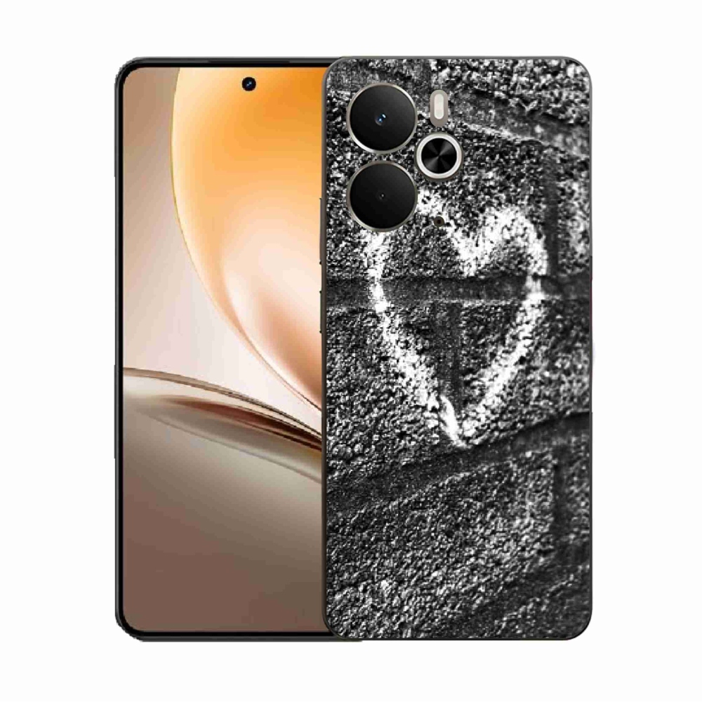 Gél borítás mmCase a Realme 14 5G-hez - szív a falon