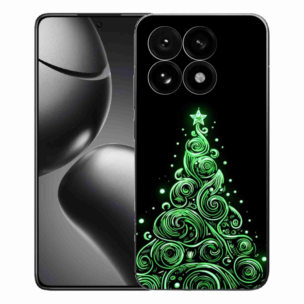 Gél borítás mmCase a Xiaomi 15T-hez - neon karácsonyfa 3