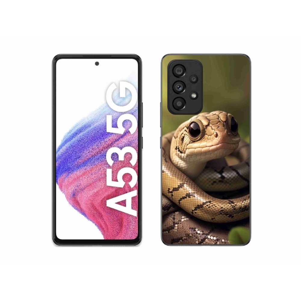 Gél védőburkolat mmCase Samsung Galaxy A53 5G - kígyó 1