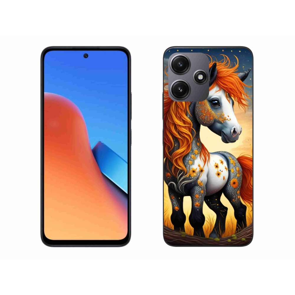 Gél borítás mmCase a Xiaomi Redmi 12 5G számára - színes póni