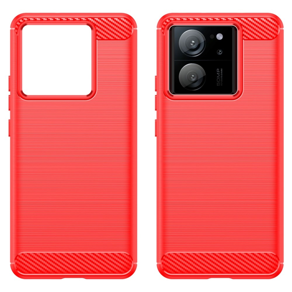 Szénálló zselés tok Xiaomi 13T/13T Pro készülékhez - piros