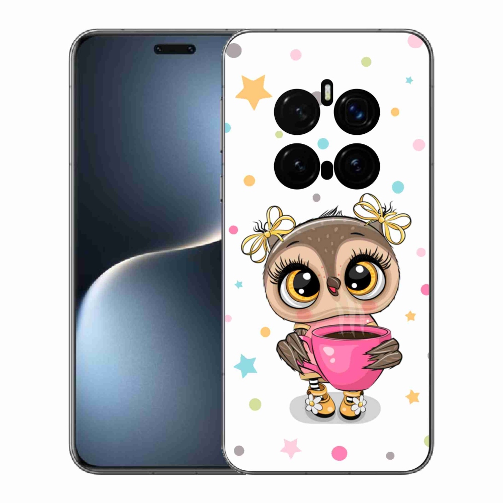 Gél borító mmCase a Honor Magic 7 Pro 5G készülékhez - rajzfilm bagoly