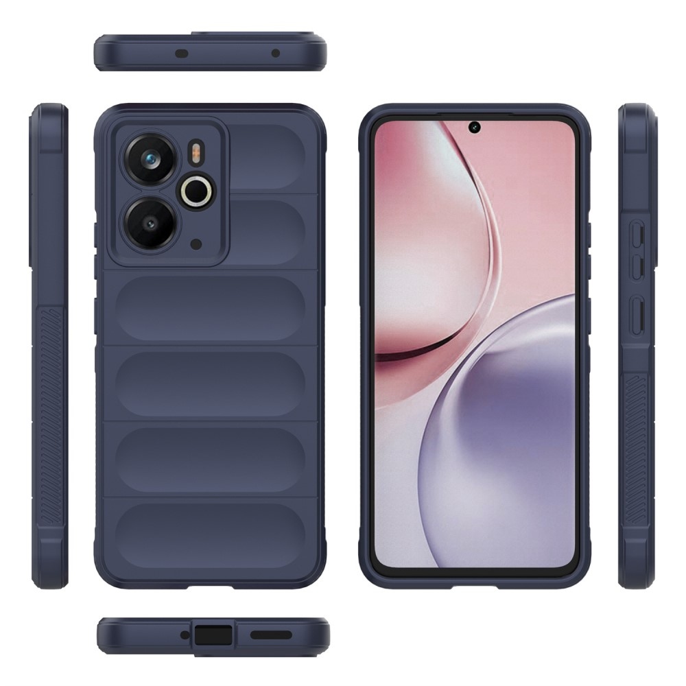 Rugg tartós zselés tok a Realme 14 5G készülékhez - sötétkék
