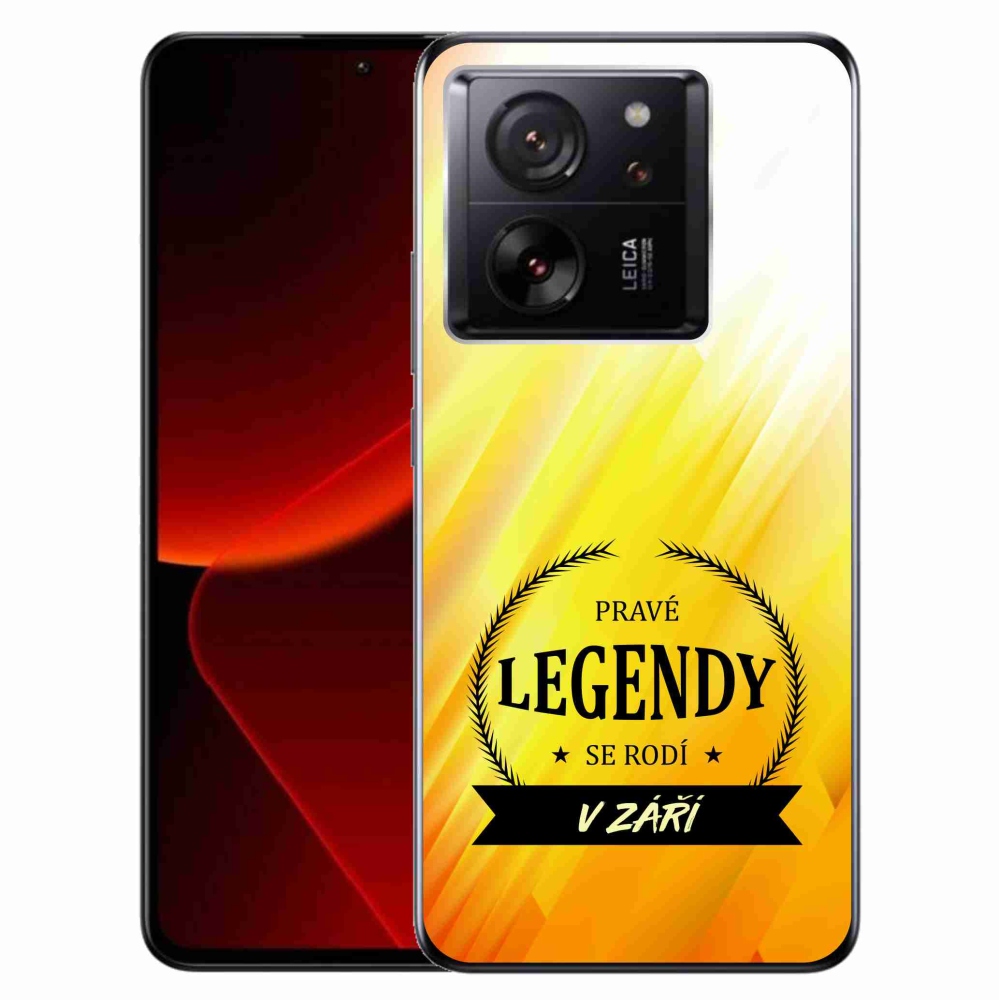 Gél borítás mmCase a Xiaomi 13T/13T Pro készülékhez - Legendák szeptemberben sárga háttérrel