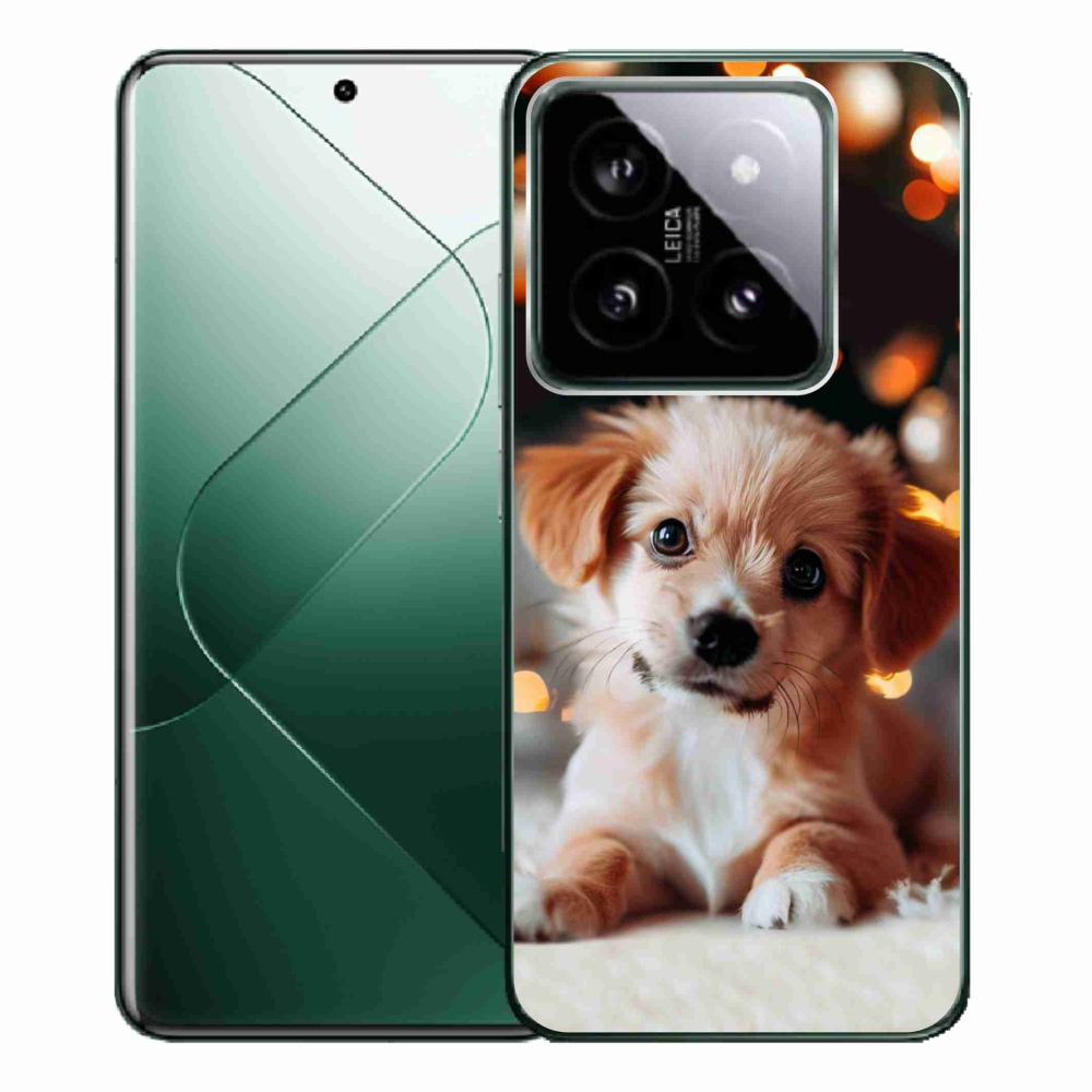 Gél borítás mmCase a Xiaomi 14 Pro-hoz - kölyökkutyakék