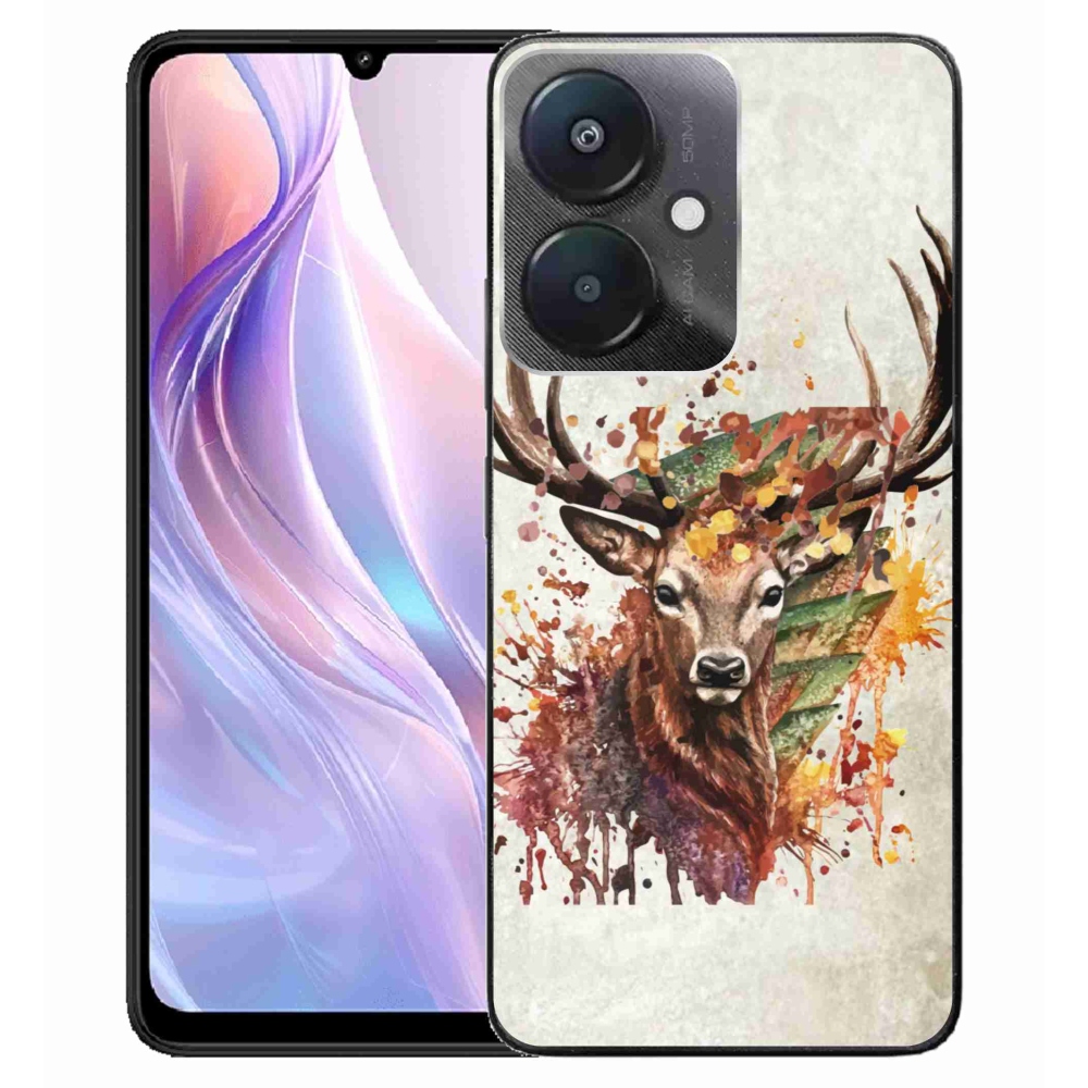 Gél tok mmCase a Xiaomi Redmi 13C 5G számára - szarvas 1