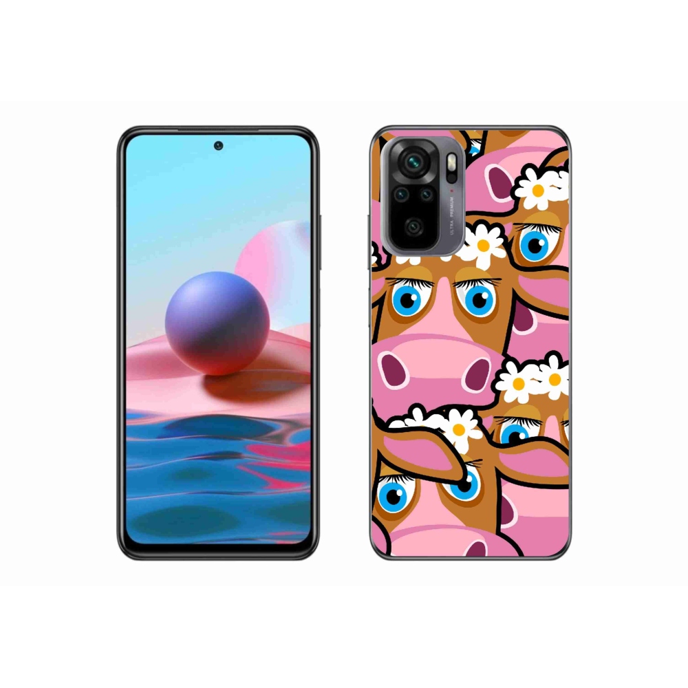 Gél borítás mmCase a Xiaomi Poco M5s készülékhez - rajzfilmtehenek