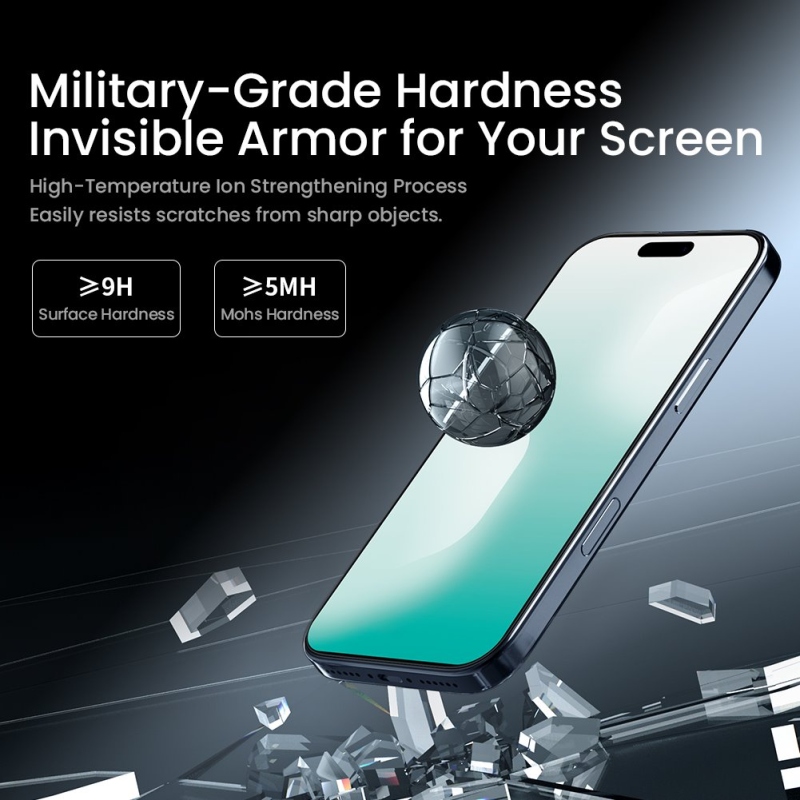 Nillkin Edzett üveg 0.2mm H+ PRO 2.5D Apple iPhone 17 Pro Max készülékhez (applikátorral)